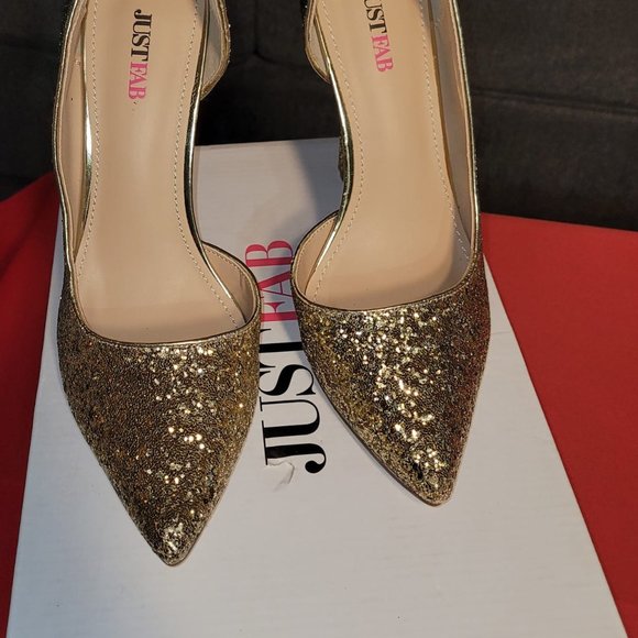 JustFab Shoes - Ombre' Glitter High Heels